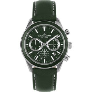 Jacques Lemans 1-2115D Eco Power Apple Herrenuhr 44mm 10ATM
