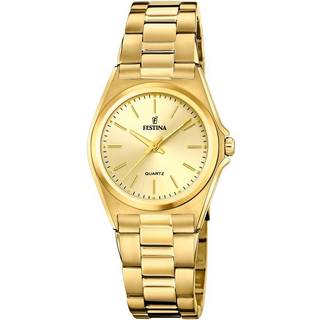 Festina Classic dameur i guldfarvet med guldfarvet urskive