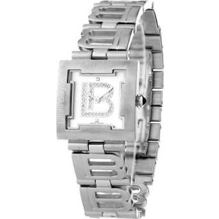 Laura Biagiotti Dameur LB0009-PLATA - Stilfuld Kvindearmbåndsur (Ø 25 mm)