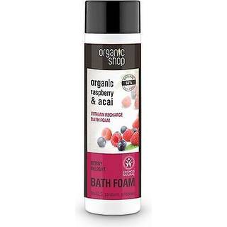 Organic Shop Organic Raspberry & Acai Badeskum med vitamin 500 ml - 500 ml