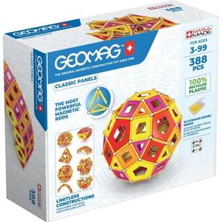 Geomag Classic Panels Warm Masterbox Byggesæt 388 Dele