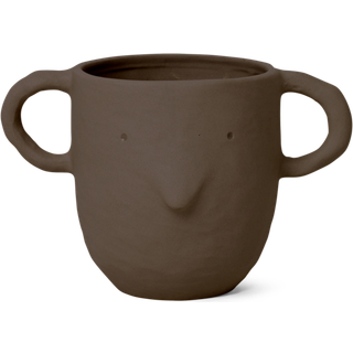 Mus Plant Pot - Large - Dark Grey