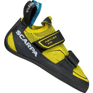 Scarpa Kid's Reflex Klatresko Børn størrelse 37 farve gul/olivengrøn