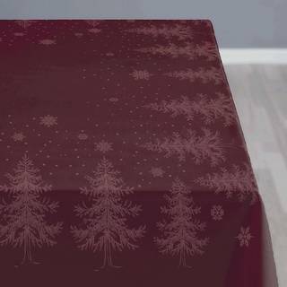 Damaskdug fra SØDAHL - WINTERLAND WINE 150x370 cm.
