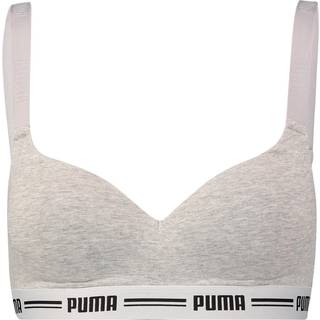 Women&#39;s Puma Padded Top (1-Pack), Gray, Size 3, Clothing - Grey Melange - 3