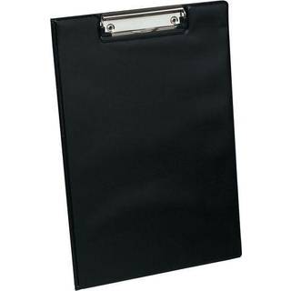 Bantex clipboard med dækside i A4 i farven sort