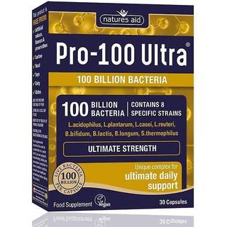 Natures Aid - Pro-100 ULTRA 100 Milliarder Bakterier, 30 Kapsler