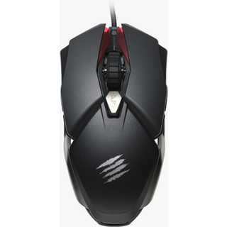 Mad Catz B.A.T. 6+ Performance Ambidextrous spilmus - Gaming Mus - Optisk - 10 knapper - Sort