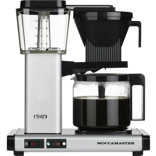 Moccamaster Automatic kaffemaskine, Matte Silver ➞ På lager - klar til levering og afhentning
