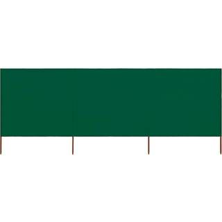 3-panels læsejl 400x160 cm stof antracitgrå