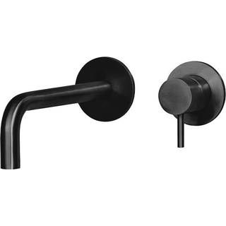 QTOO Håndvaskarmatur til indbygning 190mm - Poleret charcoal
