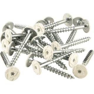 FibroTech træbetonskrue ph2 5.0x45 mm, RAL 9003 hvid - 250 stk.