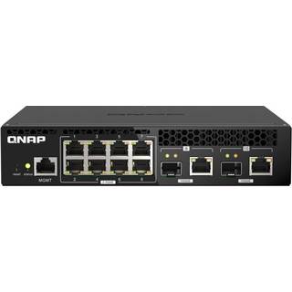 QNAP QSW-M2108R-2C 8X2.5GBPS2X10GBPS SFP+/ NBASE-T WEBMANAG SWITCH RM PERP