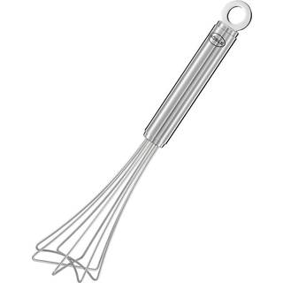 Rösle Gourmetbesen 27 cm mit Rundgriff - Edelstahl - Silber