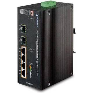 PLANET IGS-624HPT - switch - 6 ports