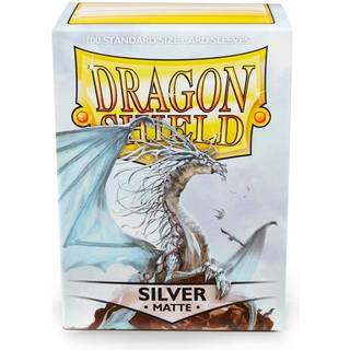 Dragon Shield Silver - Matte Sleeves - Standard Size 100ct