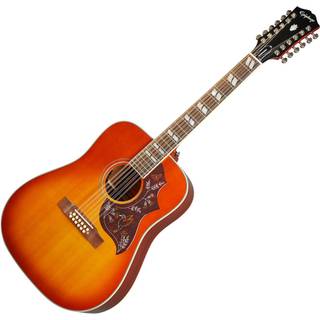 Epiphone Hummingbird 12-strengs Western Guitar (Aged Cherry Sun)