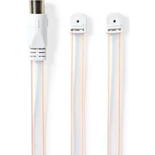 Nedis koaksialkabel, 50 Ohm, 1.9m - Hvid