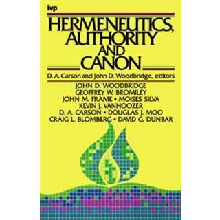 Hermeneutics, Authority and Canon