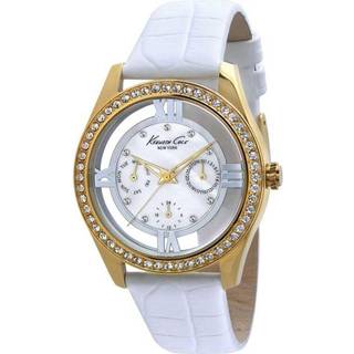Kenneth Cole IKC2793 Guldfarvet/Læder Ø40 mm