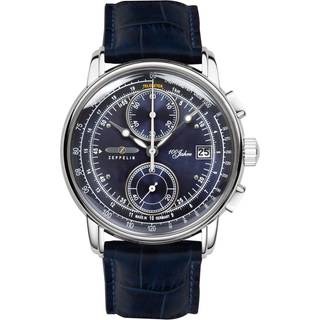 Zeppelin 8670-3 100 Jahre Chronograph Herrenuhr 43mm 5ATM