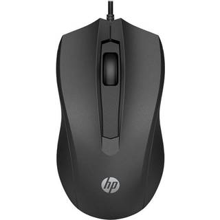 HP 100 - Mus - Optisk - 3 knapper - Sort
