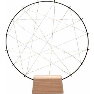 Lille ring LED-silhuet med træfod