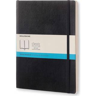 Moleskine Classic Soft notesbog STR. XL prikket sort