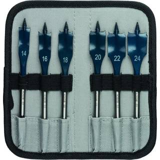 Bosch Fladfræsebor Sæt 14-24mm 6 Stk Self Cut - 2608900332 ✓ På lager - klar til levering og afhentning