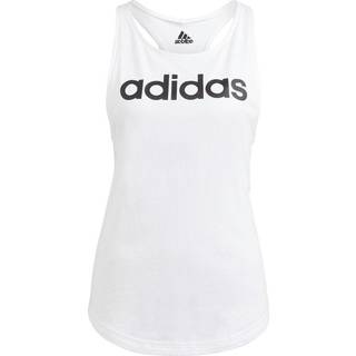 adidas adidas White Sportswear Essentials Loose Logo 100% Cotton Tank Top