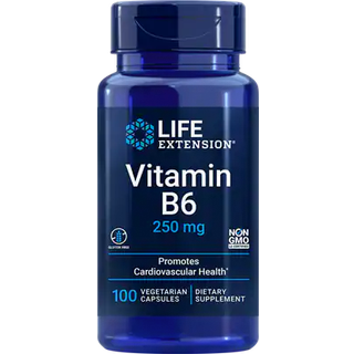 Vitamin B6, 250mg - 100 kapsler