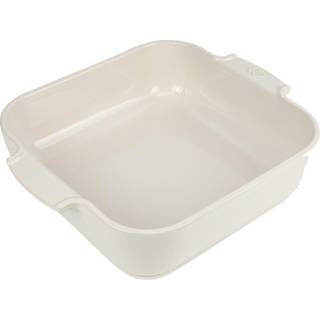 Peugeot Appolia Auflaufform quadratisch 28 cm ecru - Keramik - Weiß