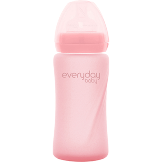 Everyday Baby Sutteflaske Glas 240 ml, Lyserød