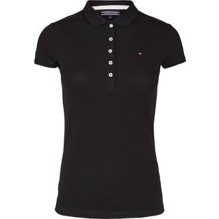Tommy Hilfiger Heritage slim fit dame polo - Sort - Str. S - Modish.dk