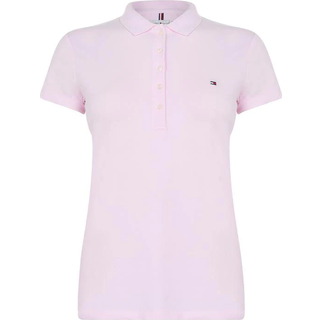 Tommy Hilfiger Heritage slim fit dame polo - Lyserød - Str. XS - Modish.dk