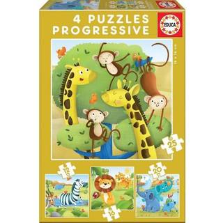 Educa 12-16-20-25 Wild Animals