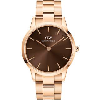Daniel Wellington DW Watch Iconic Link Amber Rose Gold 40mm