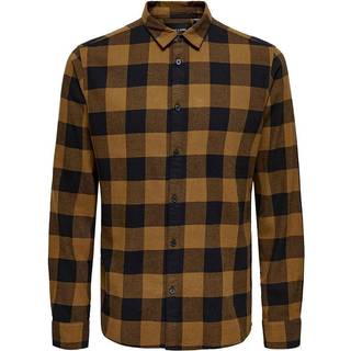 ONLY & SONS Gudmund LS Checked Shirt Monks Robe