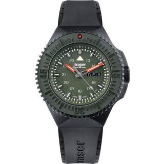 Traser H3 109859 P69 Black Green Herrenuhr 46mm 20ATM