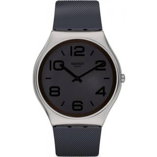 Swatch Day Trick Quartz Grey Dial Rubber Strap Unisex Watch SS07S110