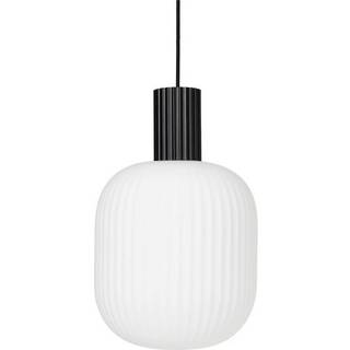 Broste Copenhagen Lolly pendel Sort/Hvid/Ø27 cm