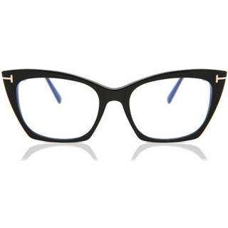 TOM FORD Kvinde FT5709-B 1 Optiske stel Acetat Sort Cat Eye Normal