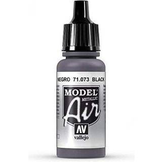 Vallejo Model Air 17Ml Black Metal [Levering: 1-2 dage]
