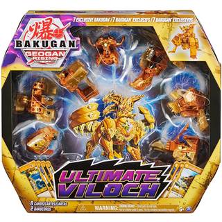 Bakugan Ultimate Viloch 7-in-1 Exclusive Bakugan inkluderer Bakucores og handelskort Geogan Rising Collectible Action Figur Kids Toys For Boys