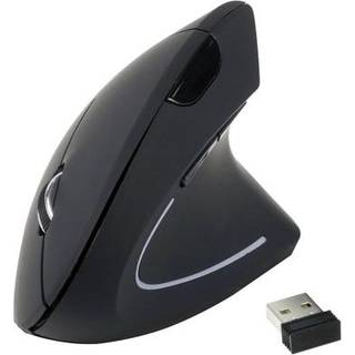 Ergonomic Maus wireless Links und Rechtshänder schwarz