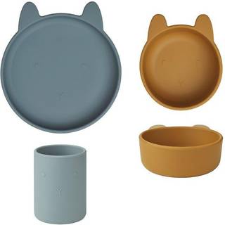 Liewood Rabbit/blue Multi Mix Juniorservice Cyrus Silikone (3-pak)