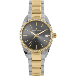 Jacques Lemans 1-2085G La Passion Damenuhr 30mm 10ATM
