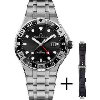 Maurice Lacroix AI6158-SS00F-330-A Aikon Sort/Stål Ø43 mm