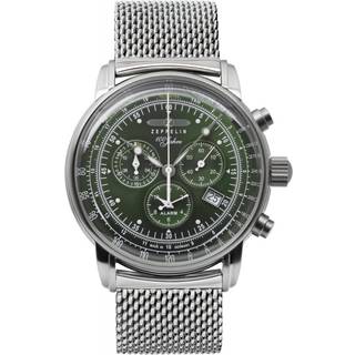Zeppelin 8680M-4 Alarm Chronograph 100 Jahre Herrenuhr 43mm 5ATM