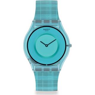Swatch Supriya Sari Mardas 01 Quartz Blue Dial Multi Tonal Silicone Strap Unisex Watch SS08Z102